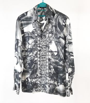 Versace collection chemise en soie à motif (manque deux bout…