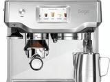 brevillel espresso coffee machine with grinder and coffee pot
