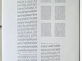 a book open to a page with drawings on it