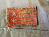 a close up of a patch on a jacket