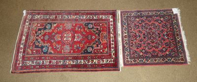Tapis d'Orient noué main (2) SAROUGH et HAMADAN 180x117cm, 1…