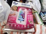 a box with a picture of a child holding a cell phone