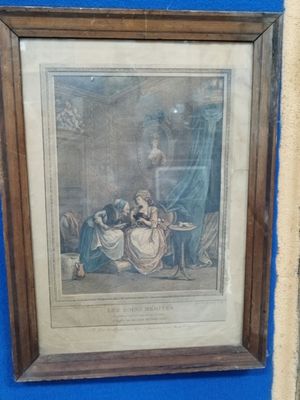 Deux gravures d'après BOUCHER (insolées) - Photo 1