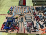 many tools on the table ready to be used