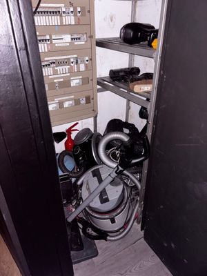 an image of a room with a bunch of items in it