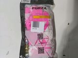 a package of pink socks on a white table