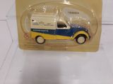 a toy truck that is in a clear box