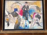 a picture of a painting hanging on a wall