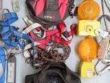 a lot of tools that are laying out on the floor