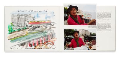 une photo d'un livre contenant des photos de personnes