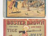 deux livres pour enfants consacrés à la vie et aux aventures de Buster Brown et de ses animaux de compagnie