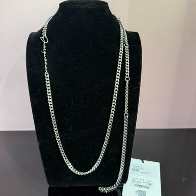 Collier sautoir JACQUEMUS chaine métal vieilli over size aju…
