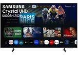 un gros plan d'une Smart TV sur fond blanc