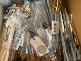 a box full of umbrellas and other items in it