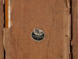 an image of a painting of a boat in a wooden frame