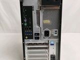 the computer is sitting on a white surface with a white background
