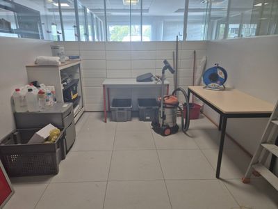 an image of a room with a lot of things on the floor