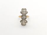 an antique diamond cluster ring