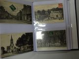 a picture of a book opened to show pictures of a town
