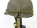 an image of a helmet on a stand on a white background