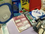 a lot of items that are sitting on a table