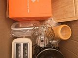 a box with a bunch of kitchen items inside of it