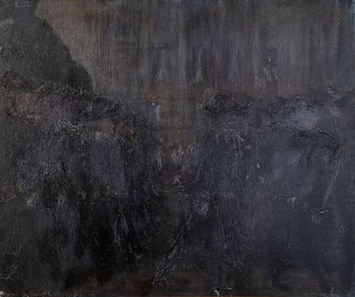 Hervé THIBAULT (né en 1944) Le défilé - Photo 1