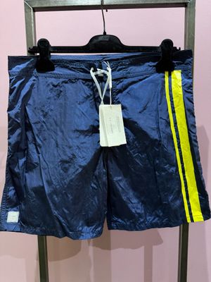 Short de bain VERSACE T.42 nylon bleu marine interieur slip …