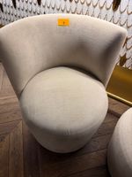 2 Petits fauteuils MOBITEC, beige, assise tournante, petites… (photo 2)