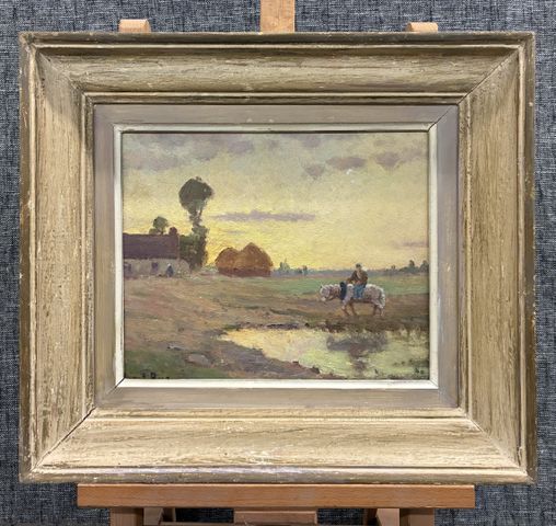 Paul RUE (1866-1954) « Tout dret (Inspiré par les contes de la Li...