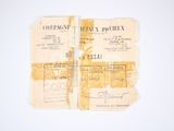 a piece of paper that has a passport on top of it