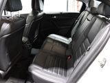 the back seats of a car are black and gray