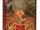un vieux livre avec l'image d'un homme dessus