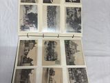 an old black and white photo of a collection of old photographs
