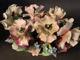 a vase with a bunch of flowers in it