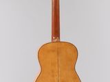 an acoustic guitar hanging from a wall with a white background