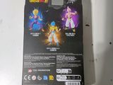 the back of a box of dragon ball figures on a white surface
