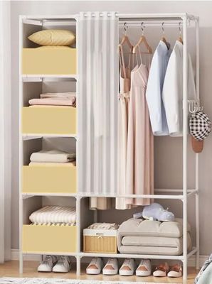 Armoire de Rangement Chambre FREOSEN - Blanc - Penderie Gard… - Photo 1