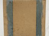 an image of a picture frame with a piece of paper taped around it