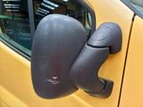 a close up of a side view mirror on a car