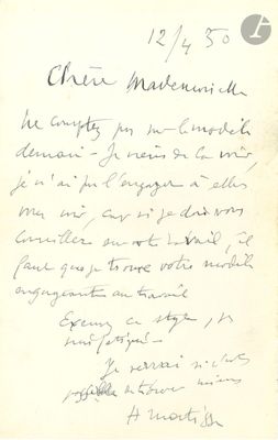 an old handwritten letter from a man who is writing a poem