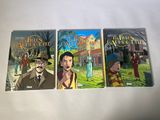 trois livres pour enfants racontant les aventures de Sherlock et de sa famille