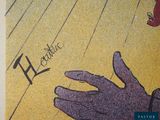 a drawing of a hand reaching for a piece of paper