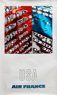 - PAGÈS Raymond- AIR FRANCE - USA c.1971