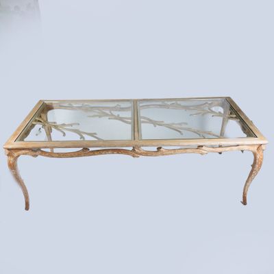 an image of a coffee table with a glass top