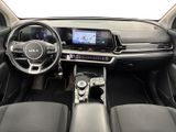 the interior of a car with a steering wheel, dashboard, and a touch screen