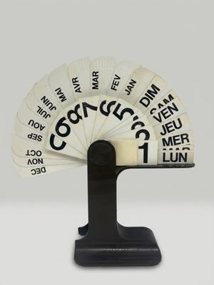 an image of a fan that has a lot of words on it