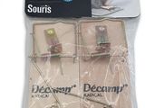 un lot de trois pièges à souris contenant un rat