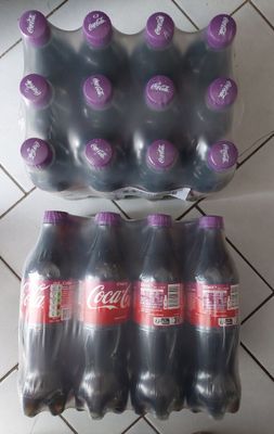 lot de 60 bouteilles de 50 cl de Coca Cherry date 31 decembre 2025 - Photo 1