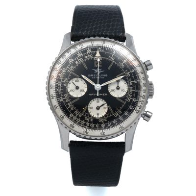 an image of a watch with a black strap on a white background